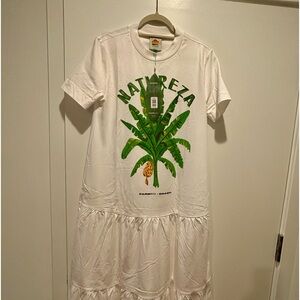 Farm Rio Brand NEW Dress!!! NWT!!! Off White, Long, Size Small.